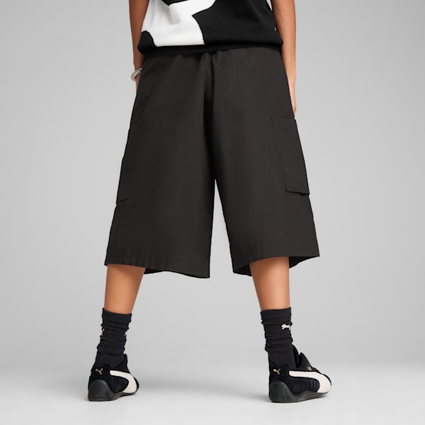 FUTURE ARCHIVE Relaxed Fit 16" Cargo Jorts, PUMA Black, extralarge-IND